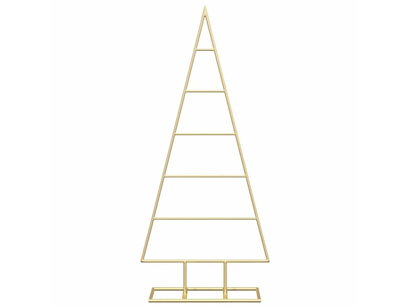  Sapin de noël - arbre de noël en métal doré 90 cm acier peint par poudre  - Conforama E