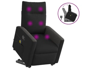 Fauteuil fixe  <strong></strong> Tissu noir