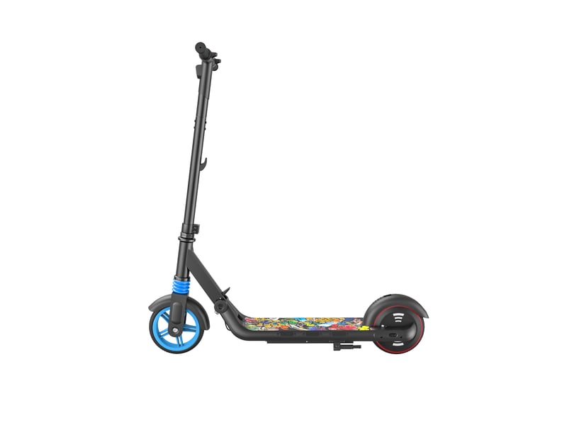 Trottinette électrique enfant kiddowe k2, 12km, pneus pleins 6,5, noir - Conforama E