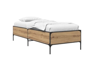 Lit simple 80x200 cm    coloris marron