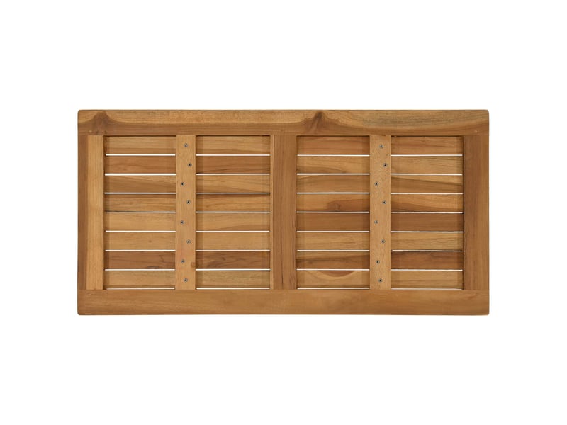  Vidaxl plateau de table rectangulaire bois de teck massif naturel  - Conforama E
