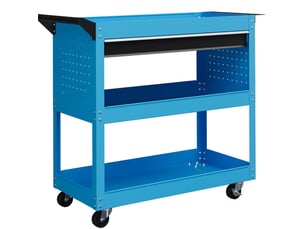 Bibliotheque coloris bleu 3 étagère(s) BEAUNIV - 82 cm x 76 cm