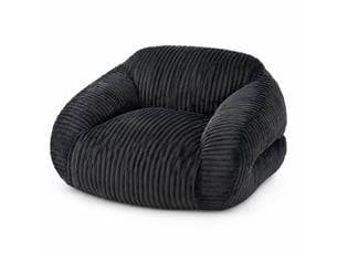 Fauteuil fixe <strong>MODENVIE</strong> <strong></strong> Velours côtelé gris
