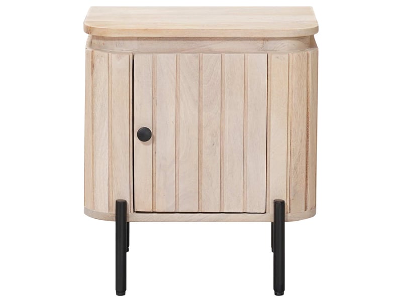 Table de chevet - cabinet de chevet - table de nuit faite main blanc 40 x 30 x 45 cm  - Conforama D