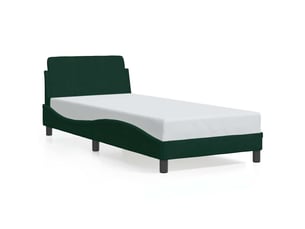 Lit simple 80x200 cm coloris vert