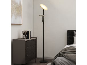 Lampadaire led 42w dimmable 2700k-6500k 4 couleurs variation continue, télécommande et contrôle tactile, 4 modes scène