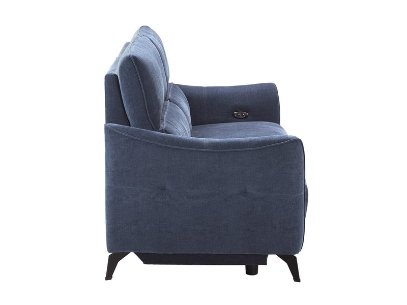  Canapé 3 places élec relax zéro gravity tissu waterproof bleu - garios GARIOS - Conforama E