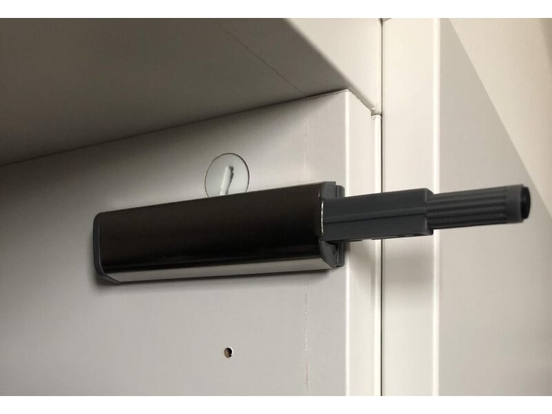  Lot de 3 ouvre-portes tactiles avec aimant, mécanisme d'ouverture par pression pour meubles de cuisine, 7,8 cm  - Conforama D