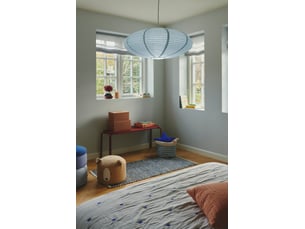 Abat-jour luminaire villo 60 papier bleu h. 24 nordlux-intérieur