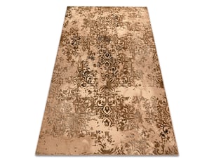 Tapis en laine omega nexus ornement brunes 200x300 cm