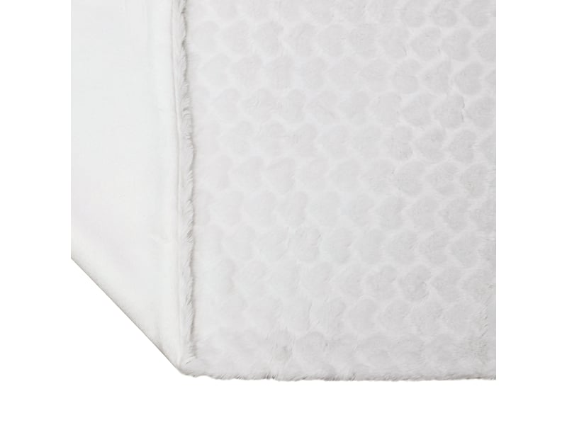 Plaid 130X170CM blanc ALMA - Conforama J