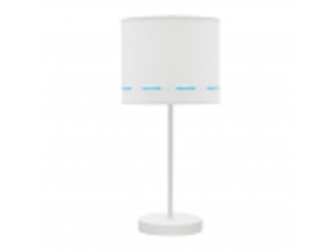 Lampe à poser enfant fabrilamp trazos blanc et bleu ciel 1xe14 42 x 17 x 17 cm