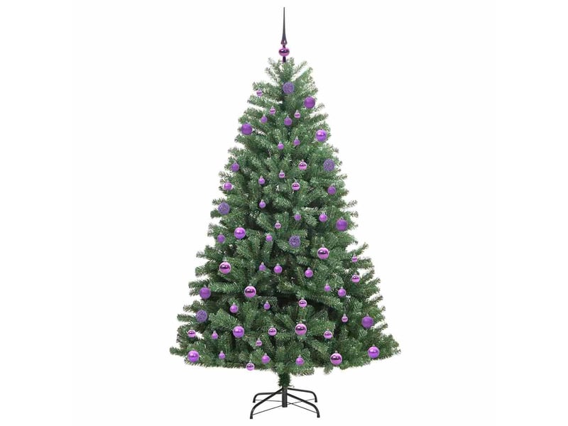  Sapin de noël, arbre de noël artificiel à branches articulées vert 210 cm cf61093  - Conforama D