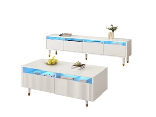 Meuble tv coloris blanc 178 cm MODENVIE  