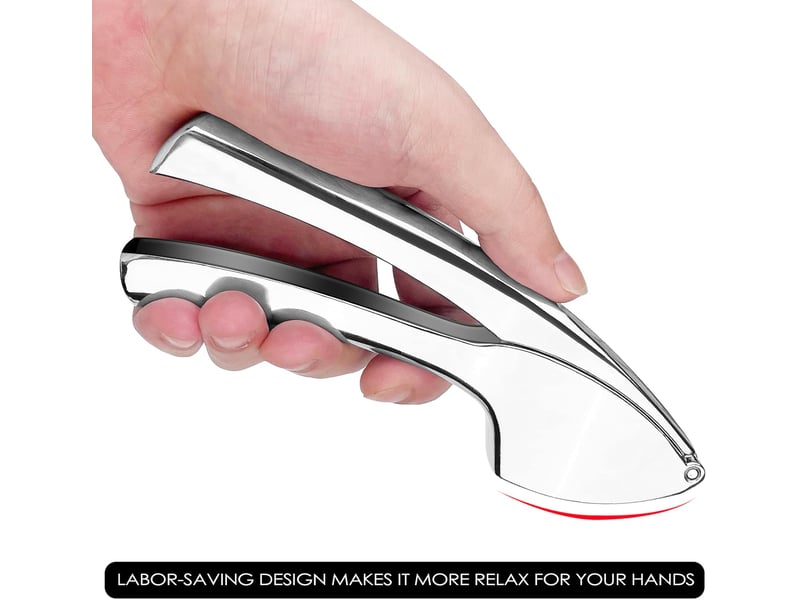  Ecrase ail manuel, extra fort et durable presse-ail, garlic press, hachoir à gingembre, facile à presser et utiliser et à nettoyer  - Conforama E