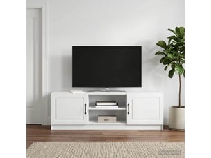 Meuble tv coloris blanc 150 cm <strong></strong>  <strong></strong>