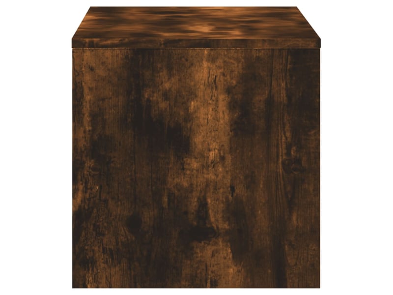  Meuble tv - banc tv - meuble de rangement chêne fumé 120x40x40 cm bois d'ingénierie  - Conforama E