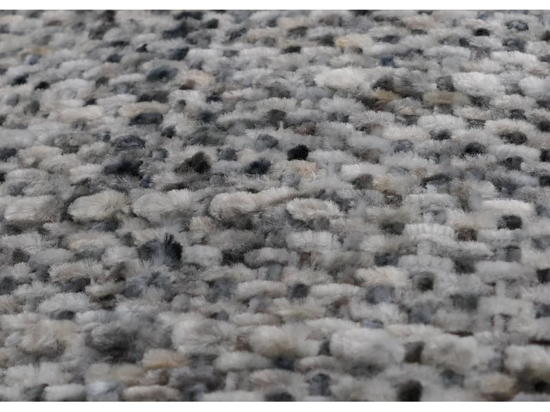  Lot de 6 chaises de salle à manger hwc-g67, pivotantes, position automatique, métal, chenille (410 gm²) - piètement crème, gris clair  - Conforama D