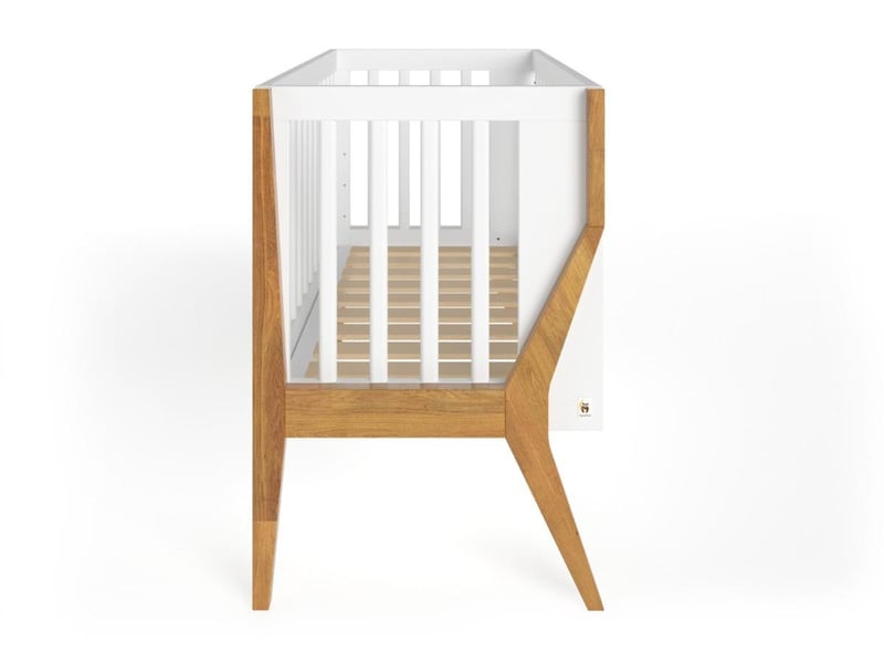  Yappyicon - lit bébé 120x60 cm - blanc chêne 4754010385591 - Conforama D