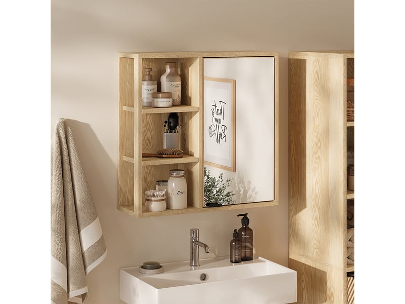  Vicco armoire de toilette, chêne, 60x60cm  - Conforama C