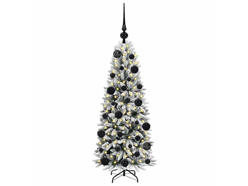  Sapin de noël artificiel, arbre de noël blanc 120 cm shl2806  - Conforama C