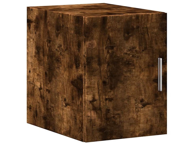  Buffet - armoire de rangement mince chêne fumé 30x42,5x225 cm  - Conforama E