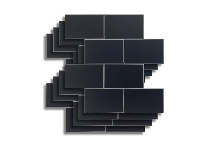  Crédence adhésive murale 3d  - effet carrelage 4 pièces 25x25 cm  - Conforama B