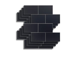 Crédence adhésive murale 3d  - effet carrelage 4 pièces 25x25 cm