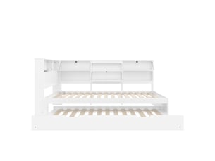 Lit banquette 90x200 cm MAISONORA   coloris blanc