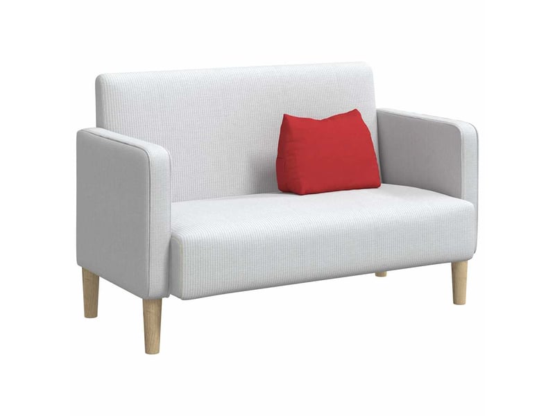 Coussin de dos, coussin de dossier rouge 45 x 20 x 35 cm tissu cf55001 - Conforama C