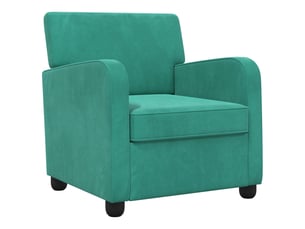 Fauteuil fixe VIDAXL  Velours bleu