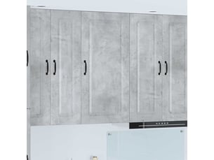 Meuble mural de cuisine | armoire de cuisine gris béton 50x31x100cm