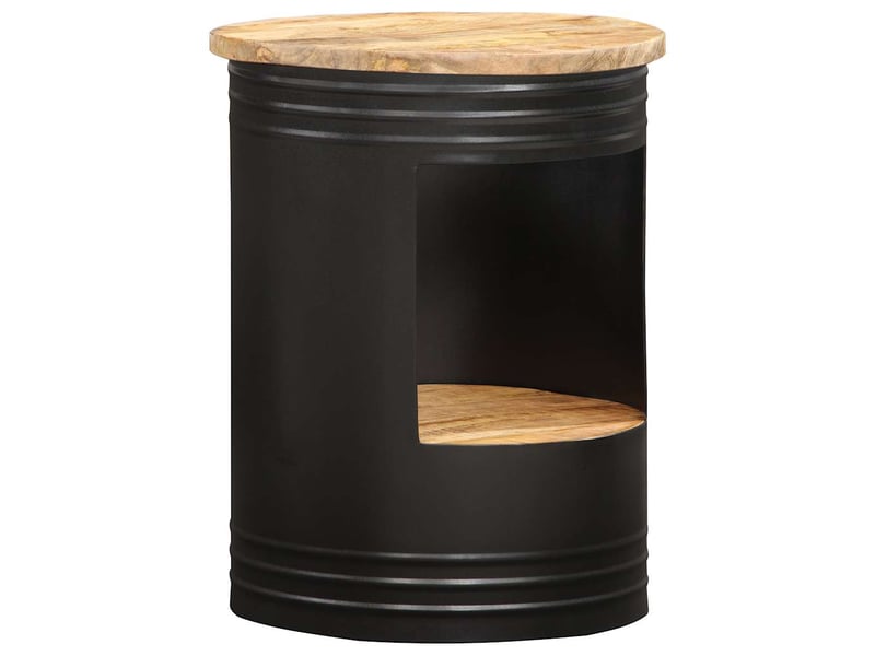  Table basse - table de salon - table à thé 43x55 cm bois de manguier solide  - Conforama B