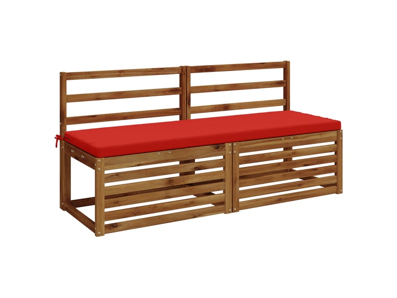Coussin de banc, coussin d'assise, coussin de canapé soest 100 % polyester rouge 140 x 50 x 5 cm cf53504 - Conforama C