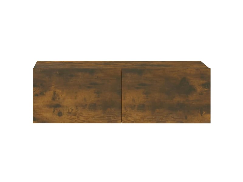  Ensemble de meubles tv 3 pcs chêne fumé bois d'ingénierie shl18972  - Conforama E