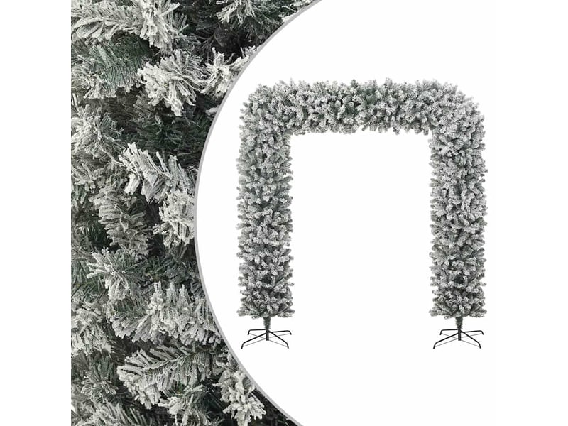  Arche de sapin de noël à flocons de neige 240 cm cf61885  - Conforama B