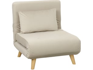 Fauteuil convertible  CHICFURN Velours beige