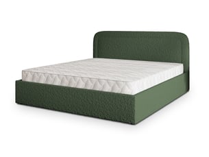 Lit coffre 120x200cm <strong>MASSENO</strong> <strong></strong> coloris vert