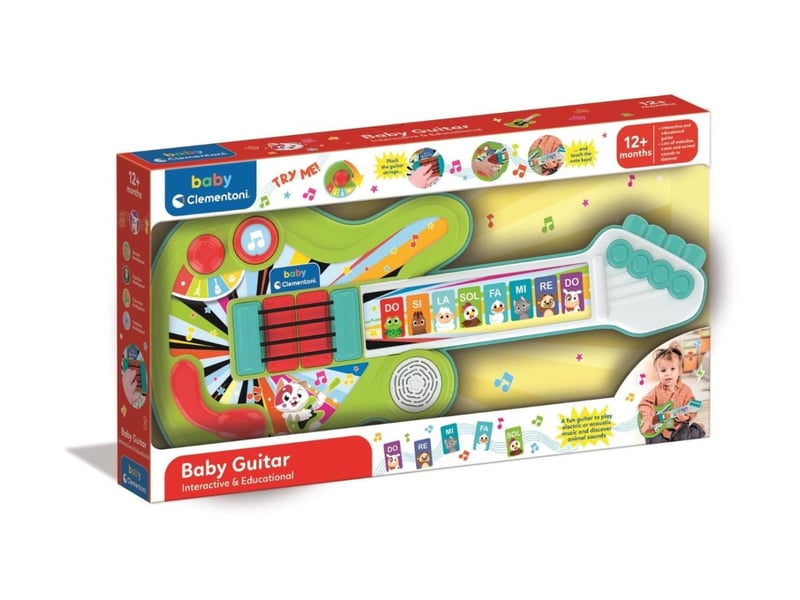  Instrument d'éveil clementoni 17639 baby - guitare interactive 8005125176397 - Conforama A