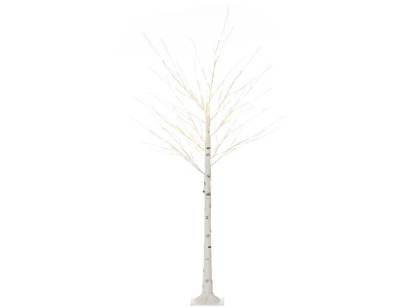  Arbre lumineux led, décoration lumineuse blanc chaud, 96 leds 180 cm, décoration de noël, chambre, maison, blanc  - Conforama A