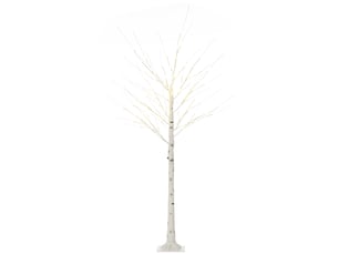 Arbre lumineux led, décoration lumineuse blanc chaud, 96 leds 180 cm, décoration de noël, chambre, maison, blanc