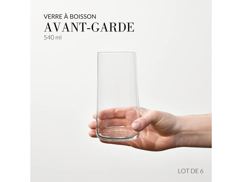  Verre à eau jus highball lot de 6  540 ml  - Conforama C