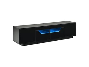 Meuble tv coloris noir 180 cm