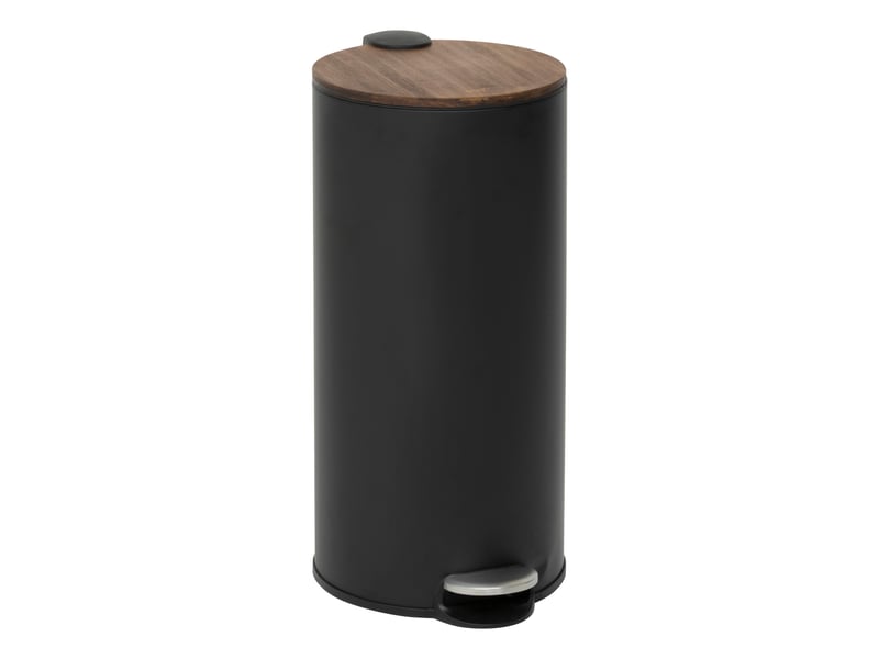  Poubelle cuisine 30 L noir  - Conforama A