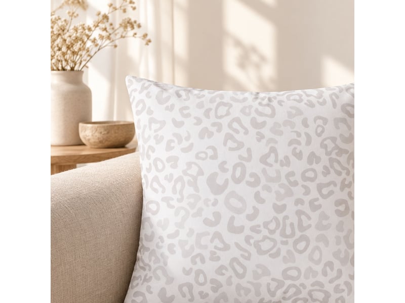 Coussin imprimé motif animalier 45x45 cm  - Conforama C