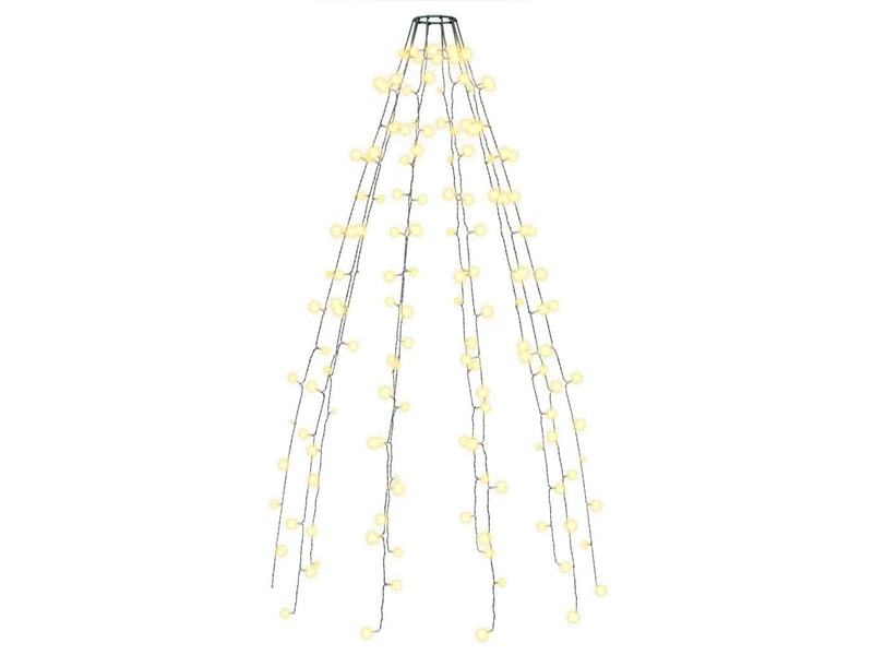 Guirlande lumineuse d'arbre de noël avec 150 led 150 cm cf62435 - Conforama A