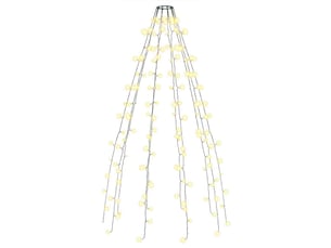 Guirlande lumineuse d'arbre de noël avec 150 led 150 cm cf62435