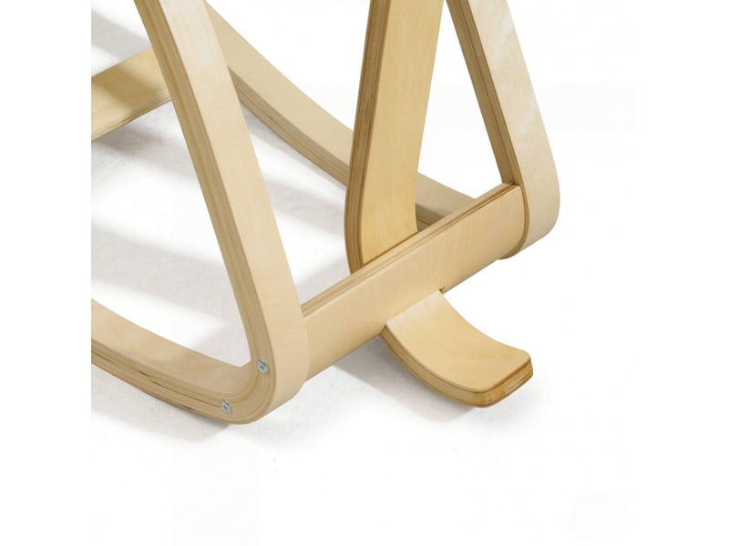 Chaise de bureau à genoux ergonomique 51x84x93 cm – bleu foncé – dossier avec mécanisme à bascule - Conforama D