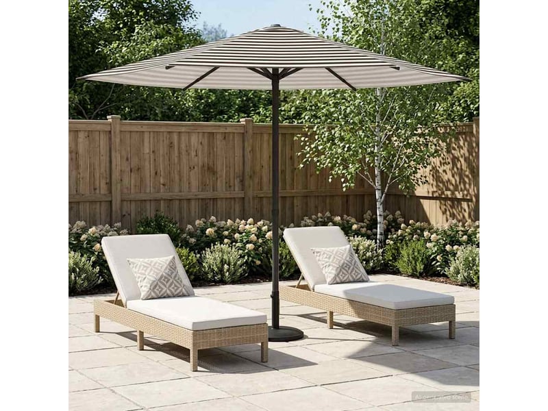 Vidaxl parasol de jardin avec base 230 x 230 cm polyester - Conforama B