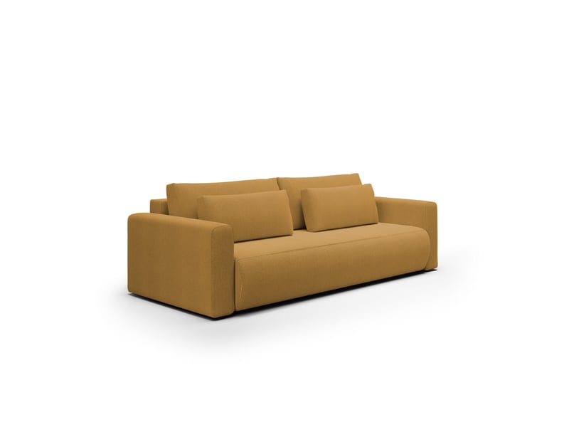  Canapé convertible 4 places welly jaune  - Conforama B